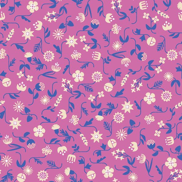 Ruby Star Society - Rashida Coleman Hale - Salutations - Flowery in Heliotrope