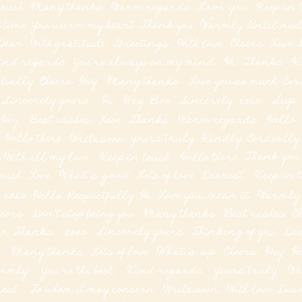 Ruby Star Society - Rashida Coleman Hale - Salutations - Hello Goodbye in Natural