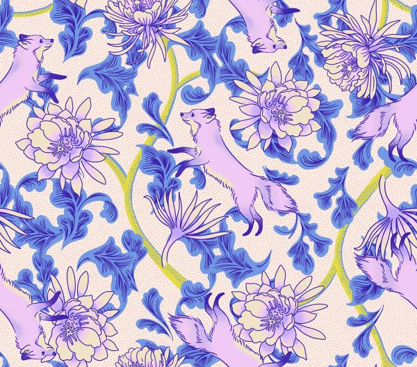 Moda Fabrics - Sarah Watts - Glow Garden - Fox Bloom in Natural