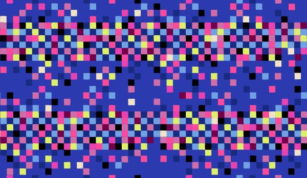 Moda Fabrics - Sarah Watts - Glow Garden - Novelty Squares in Blacklight