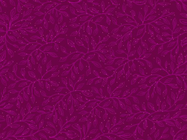 Moda Fabrics - Sarah Watts - Glow Garden - Wandering Vine in Purple Velvet