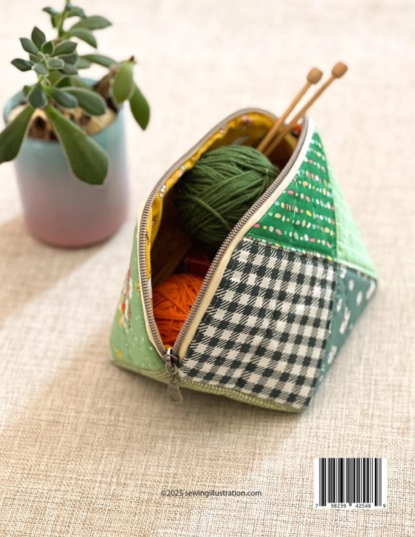 Schnittmuster Tasche "Criss Cross Pouch Set" von Sewing Illustration (englisch) – Bild 3