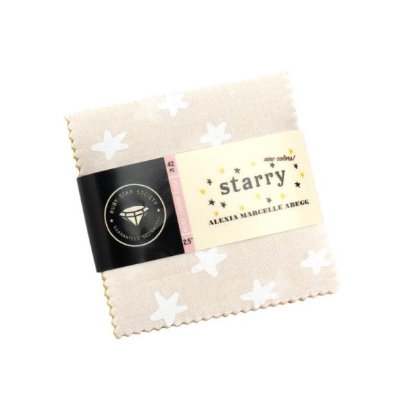Ruby Star Society - Alexia Abegg - Starry - Neue Farben 2025 - Mini Charm Pack (42-teilig)