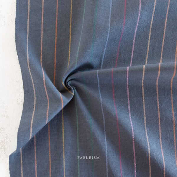 Fableism - Lucky Loom - Skinny Stripe in Dark Rainbow (beidseitig nutzbar)