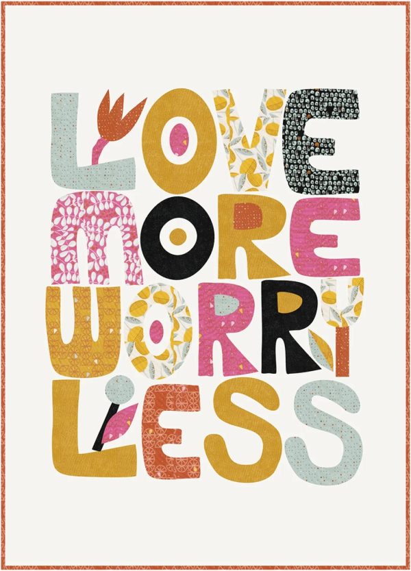 Schnittmuster Quilt "Love More Worry Less" von Zen Chic (englisch) – Bild 2
