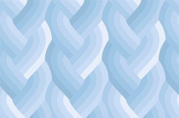 Vorverkauf - Moda Fabrics - Emily Van Hoff - Echo - Braid in Light Blue