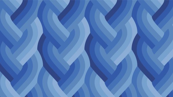 Vorverkauf - Moda Fabrics - Emily Van Hoff - Echo - Braid in Royal Blue