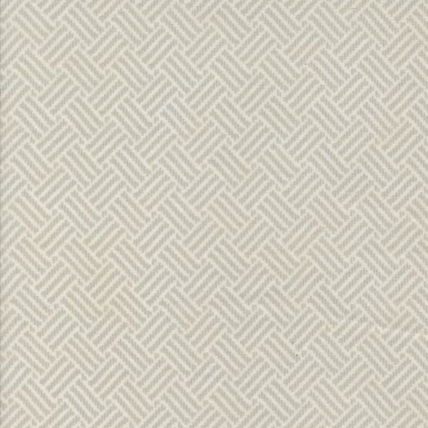 Moda Fabrics - Primitive Gatherings - Prairie Gatherings Flannel - Basket Weave in Porcelain