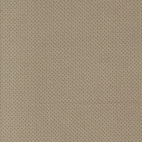 Moda Fabrics - Primitive Gatherings - Prairie Gatherings Flannel - Box Print in Teak