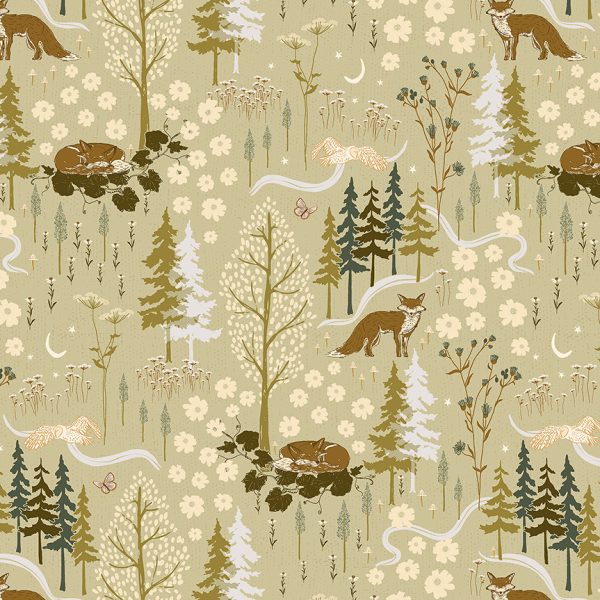 Windham Fabrics - Cassandra Zaniboni - Willow Bend  - Wildlands in Sage