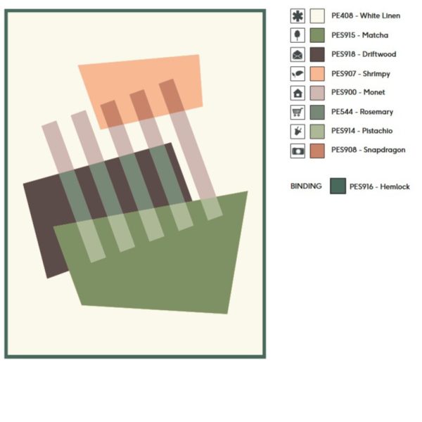 Kazimir Quilt Kit – Earth Harmony (Lieferzeit ca. 4 Wochen) – Bild 6