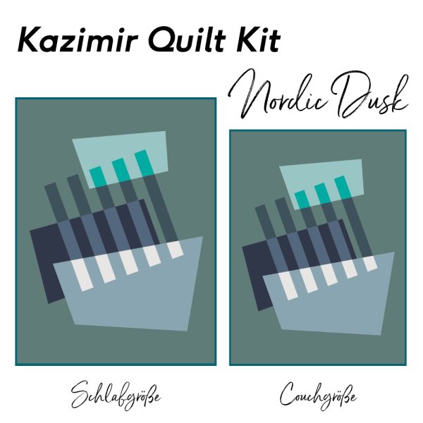Vorverkauf - Kazimir Quilt Kit – Nordic Dusk (bis 17.09.2025)