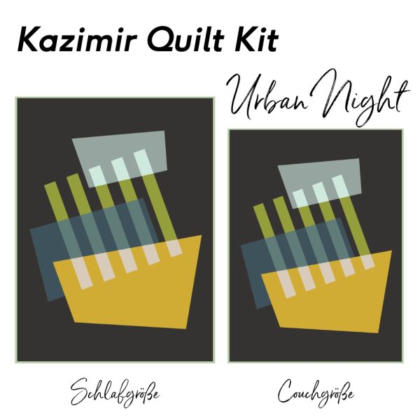 Vorverkauf - Kazimir Quilt Kit – Urban Night (bis 17.09.2025)