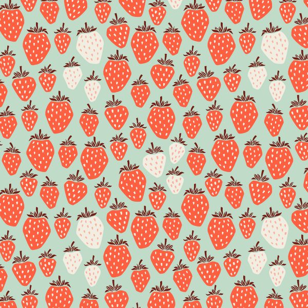 Cotton+Steel - Loes van Oosten - Under the Apple Tree II - Queen Of Berries in Summer'S Day