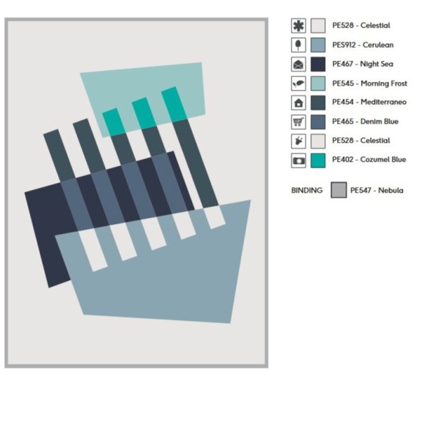 Kazimir Quilt Kit – Modern Tide (Lieferzeit ca. 4 Wochen) – Bild 6