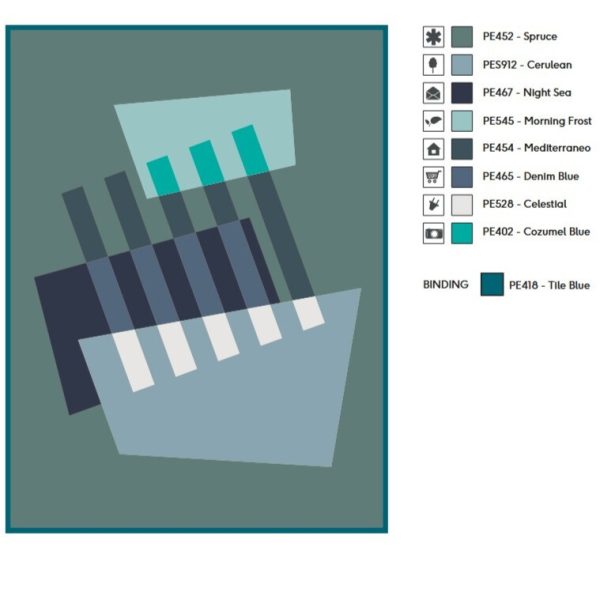 Kazimir Quilt Kit – Nordic Dusk (Lieferzeit ca. 4 Wochen) – Bild 6