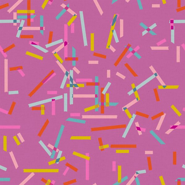 Ruby Star Society - Rashida Coleman Hale - Washi Plus - Washi Tape in Heliotrope (Canvas)