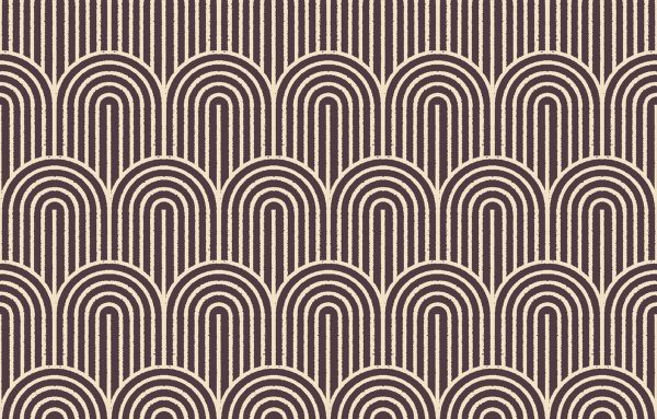Ruby Star Society - Geometry - Hump Day in Eggplant (Canvas)