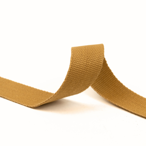 Mind the Maker Baumwollgurtband in Mustard (40mm)