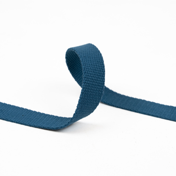 Mind the Maker Baumwollgurtband in Ocean (25mm)