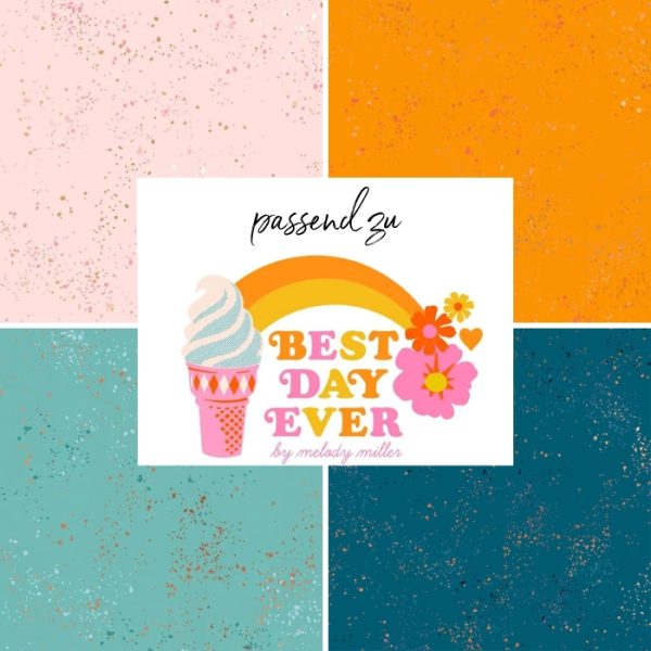 Speckled FQ-Set passend zu Best Day Ever (4 Fat Quarter)