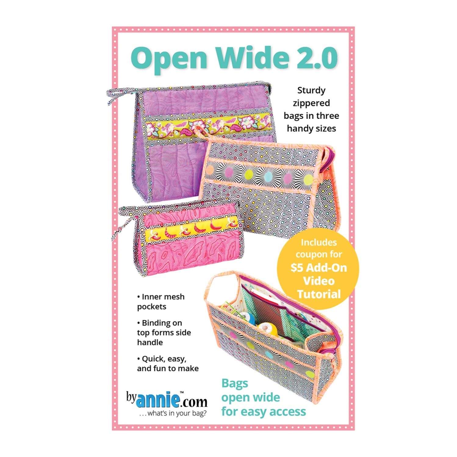 Schnittmuster by Annie "Open Wide 2.0" (englisch)