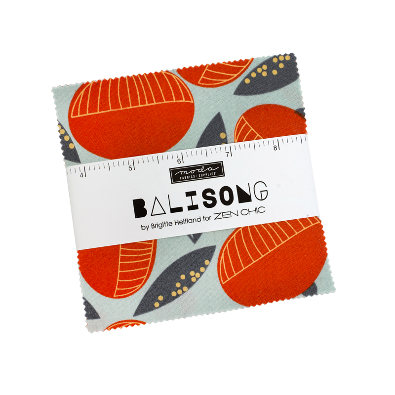 Moda Fabrics – Zen Chic – Balisong - Charm Pack (42-teilig)