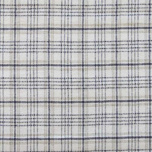 Art Gallery Flanell - Highlands Flannel - Crosshatch Plaid Oatmilk