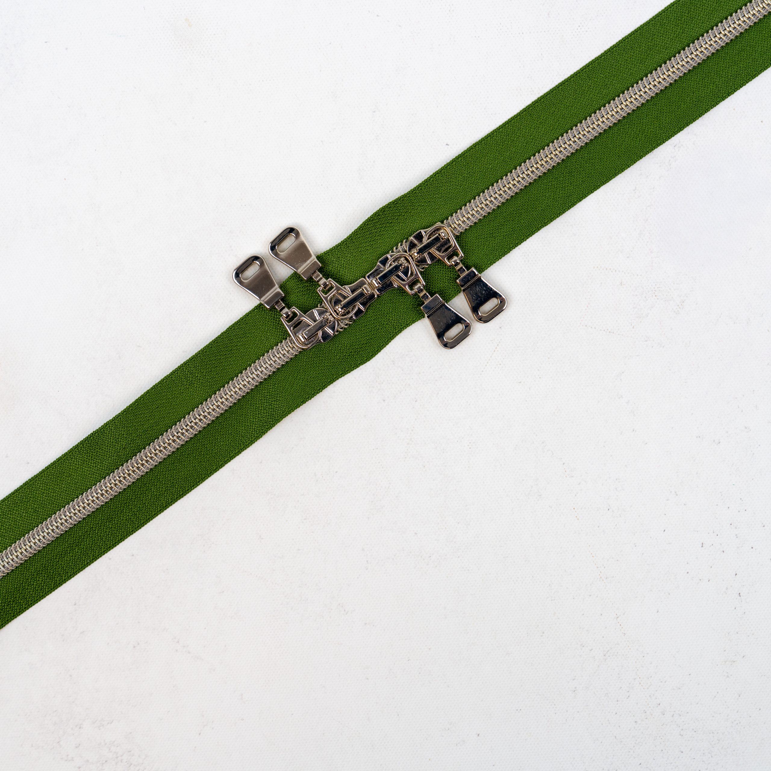 Premium Reißverschlüsse - 120cm - Hunter in Light Gold