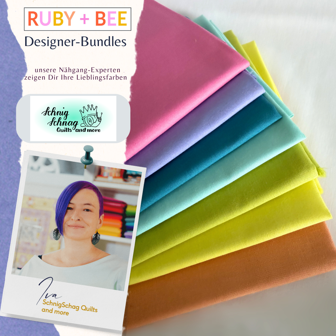 Iva's Ruby + Bee Bundle (7 Fat Quarter) – Bild 2