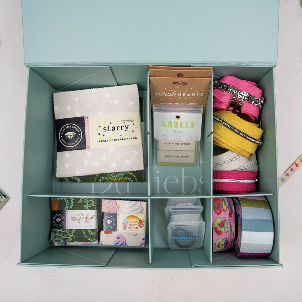 Premium Box zur Aufbewahrung von Reißverschlüssen, Zubehör oder DinA4 Unterlagen – Bild 5